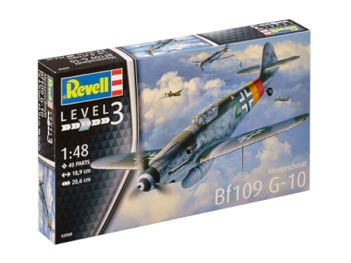 Bild zu REVELL 03958 Messerschmitt Bf109 G-10 Modellbausatz 1:48, ab 10 Jahre