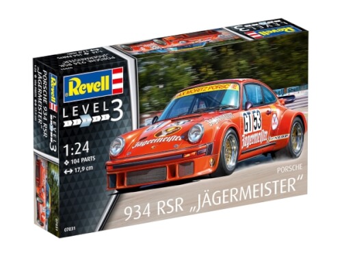 Bild zu REVELL 07031 Modellbausatz Porsche 934 RSR Jägermeister, ab 10 Jahre