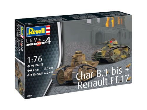 Bild zu REVELL Char B.1 bis & Renault FT.17 1:76
