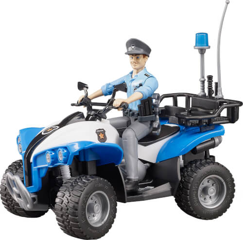 Bild zu Bruder 63010 Polizei Quad mit Polizistin und Ausstattung, ab 4 Jahren, Maße: 9,4 x 11,4 x 23,1 cm, Kunststoff