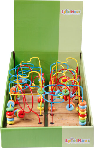 Bild zu SpielMaus Holz Motorikschleife klein, 12 cm, ca. 10x7x12 cm, ab 12 Monaten