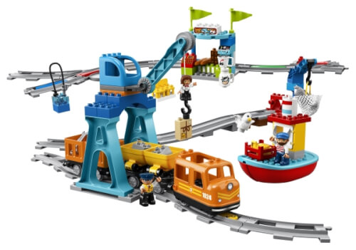 Bild zu LEGO® DUPLO® 10875 Güterzug, 105 Teile