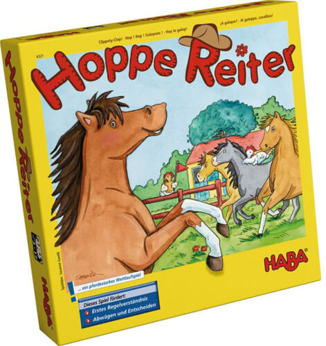 Bild zu HABA - Hoppe Reiter, für 2-4 Spieler, ca. 10 min, ab 3 Jahren