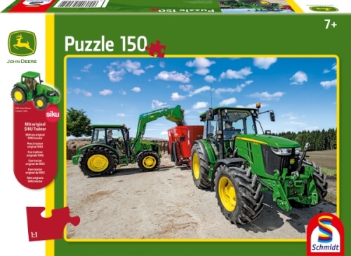 Bild zu Schmidt Puzzle 56045 John Deere, Traktoren der 5M Serie, 150 Teile, ab 7 Jahre