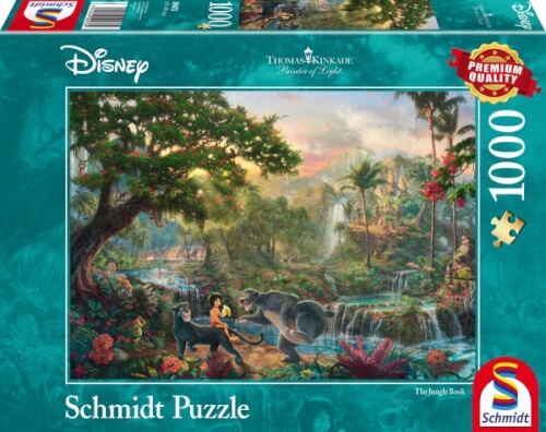 Bild zu Schmidt Puzzle 59473 Thomas Kinkade, Disney, Das Dschungelbuch, 1000 Teile, ab 12 Jahre