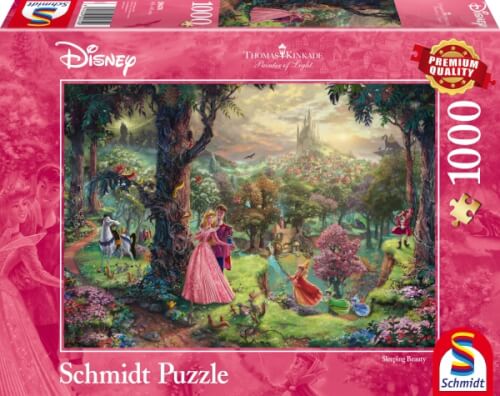 Bild zu Schmidt Puzzle 59474 Thomas Kinkade, Disney Dornröschen, 1000 Teile, ab 12 Jahre