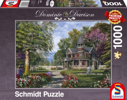 Bild zu Schmidt Spiele Puzzle Dominic Davison Herrenhaus mit Türmchen 1.000 Teile