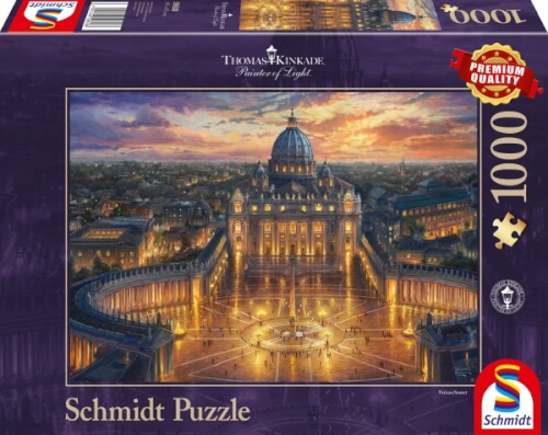 Bild zu Schmidt Spiele Puzzle Thomas Kinkade Vatikan  1.000 Teile