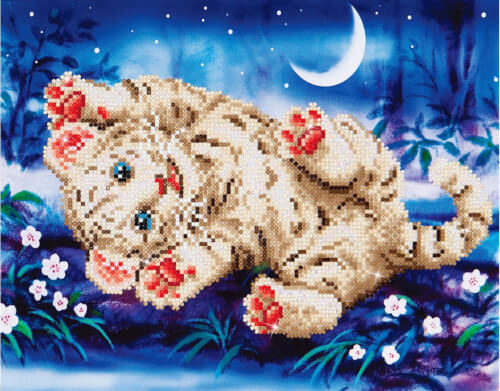 Bild zu Diamond Dotz Baby Tiger 35,5 x 27,9 cm