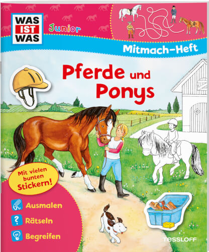 Bild zu Tessloff WAS IST WAS Junior Mitmach-Heft Pferde und Ponys